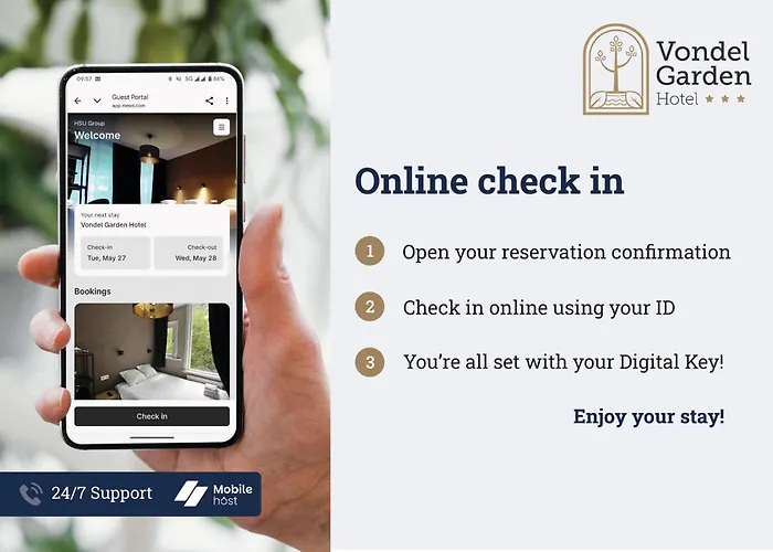 Hotel Vondel Garden - Digital Access